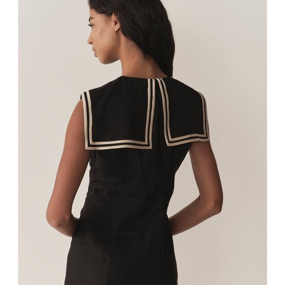 DOEN Monroe Dress Black - 8 - Picture 2 of 4